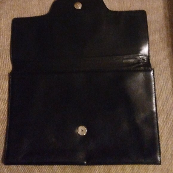 ❤️Vintage GUCCI Black Leather Horsebit Portfolio Clutch Valise Briefcase - Picture 5 of 7